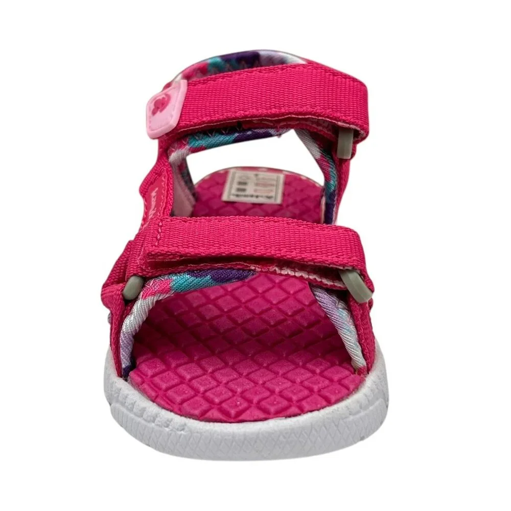 Kamik‎ Toddler Girls Adjustable Strappy Sandals Size 7 Pink Lightweight & Comfy