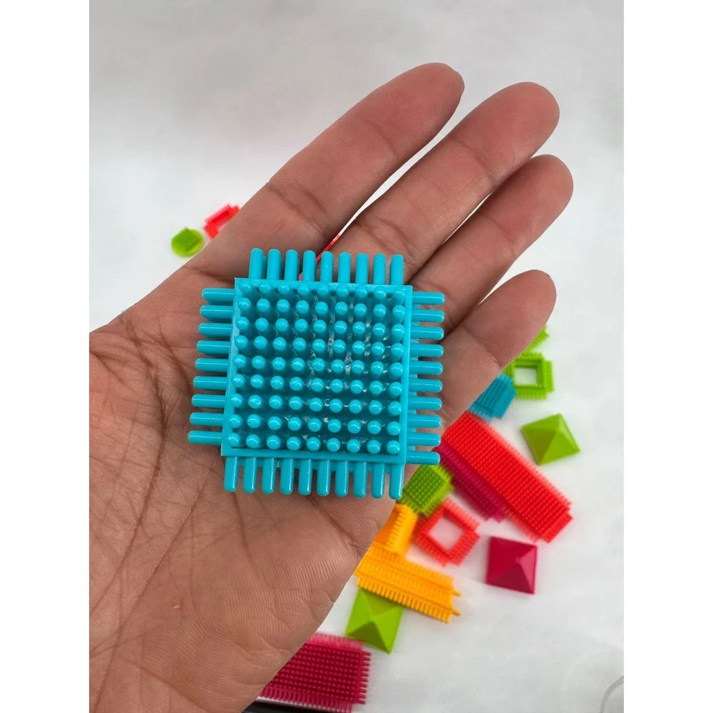 Bristle Blocks chunky green shades