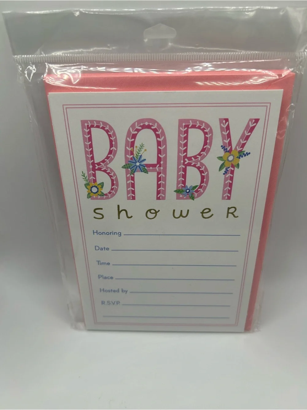 Hallmark pack invitations sealed
