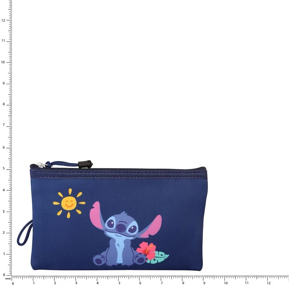 Disney's Stitch Hawaiian Print 3-pc. Travel Pouch Set*