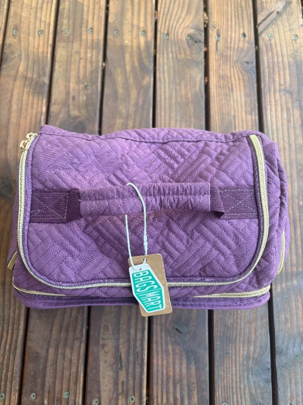 BAGSMART Toiletry/Cosmetic Bag Purple Plum Shade NWT