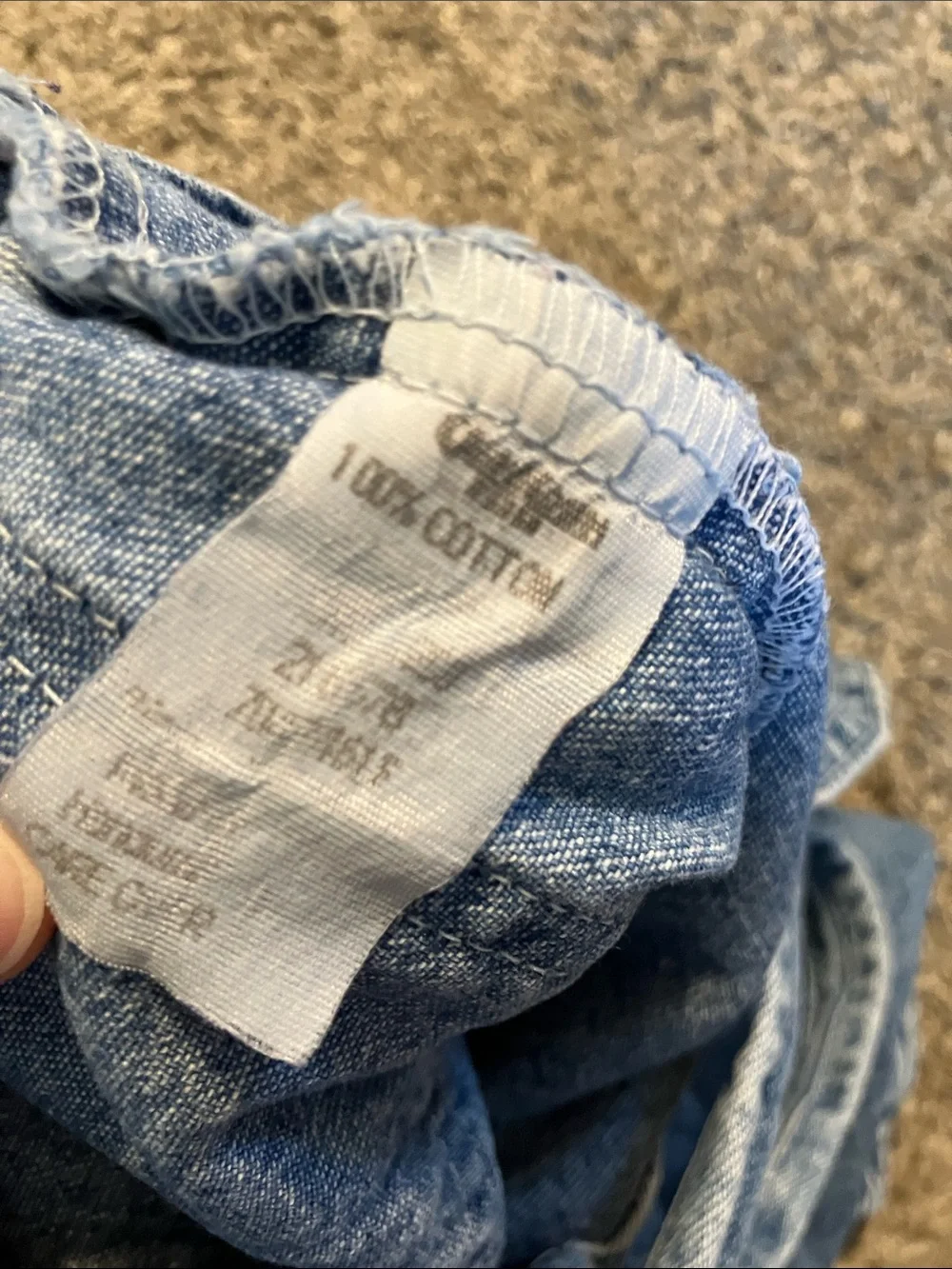 Vintage OshKosh B'gosh Vestbak Denim Kid’s Overalls
