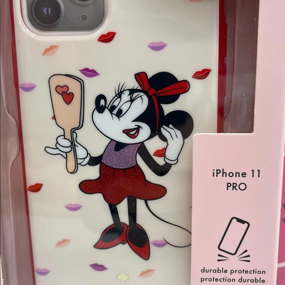 Kate Spade Minnie Mouse Iphone 11 PRO Case New In Box Color Palevelmulti NWT