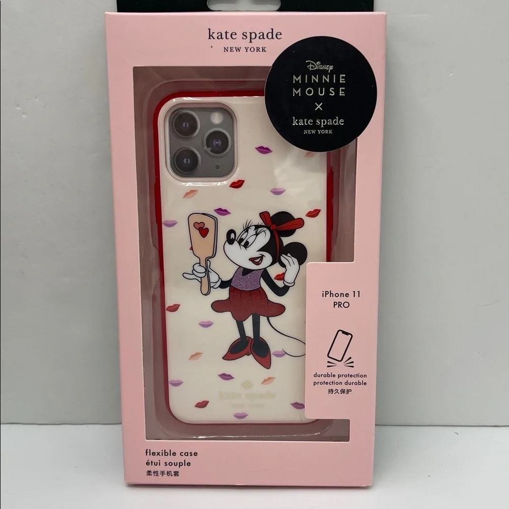 Kate Spade Minnie Mouse Iphone 11 PRO Case New In Box Color Palevelmulti NWT