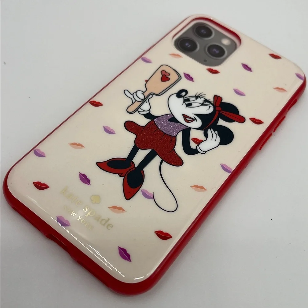 Kate Spade Minnie Mouse Iphone 11 PRO Case New In Box Color Palevelmulti NWT