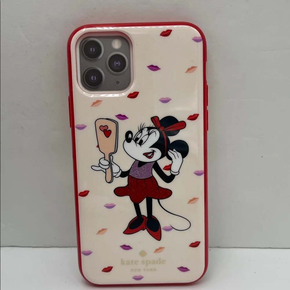 Kate Spade Minnie Mouse Iphone 11 PRO Case New In Box Color Palevelmulti NWT