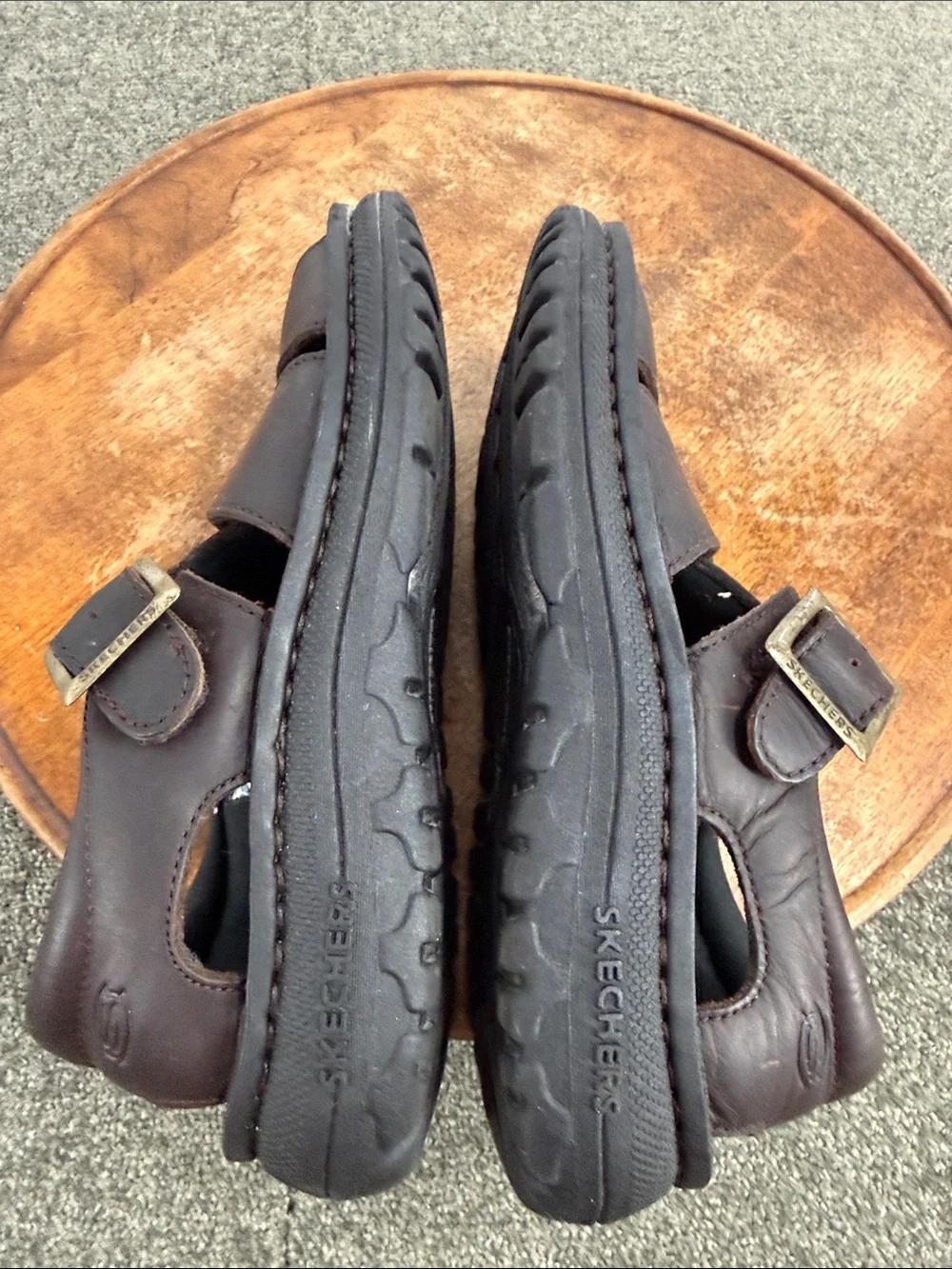 Skechers brown leather