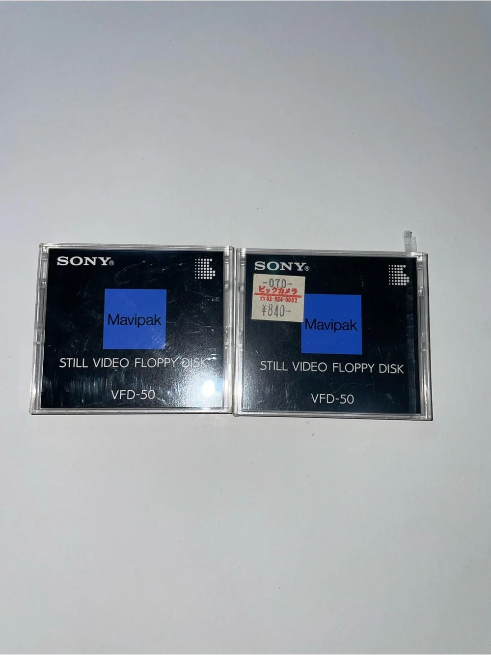 2 X SONY VFD STILL VIDEO FLOPPY Disk New