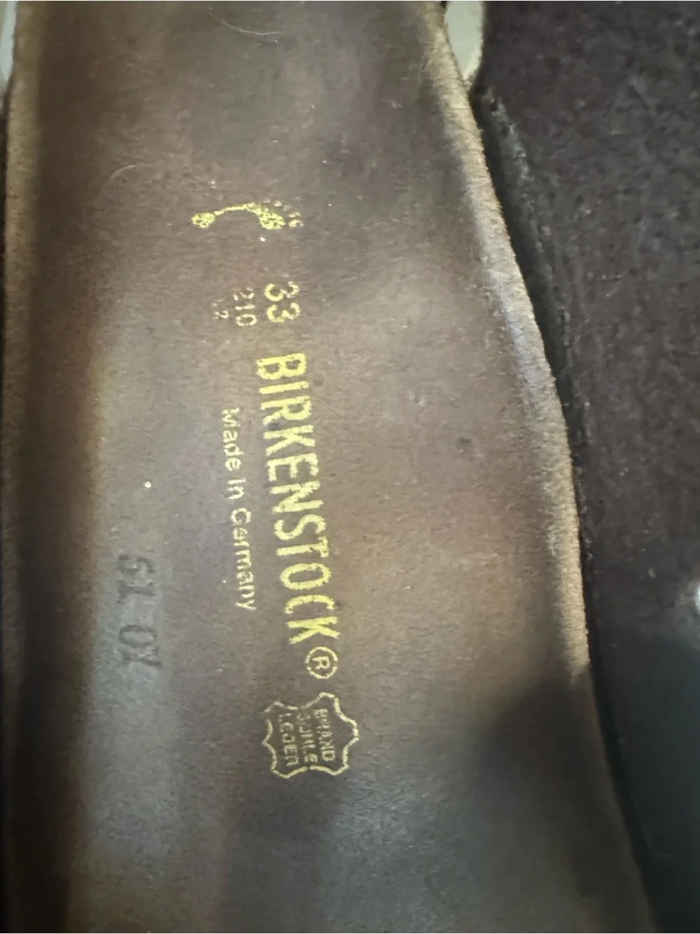 Birkenstock Kids Dark Brown Suede Double-Buckle Sandals