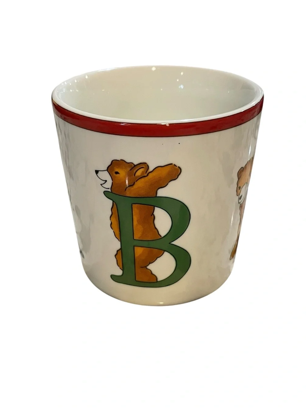 Tiffany & Co Alphabet Bears Ceramic Coffee Mug ABC Teddy Bear 1994
