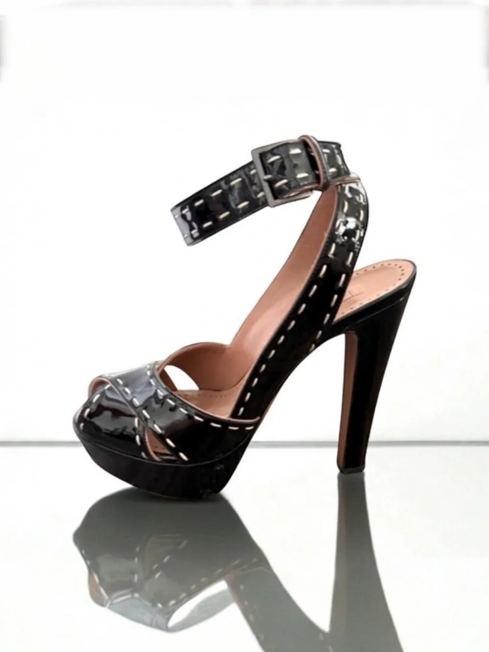 Alaia patent leather