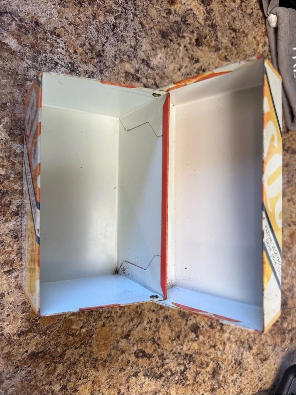 Vintage Bisquick Recipe BoxBox - Orange & Cream Packaging