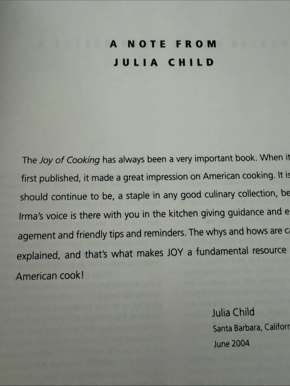 Joy of cooking 75th anniversary