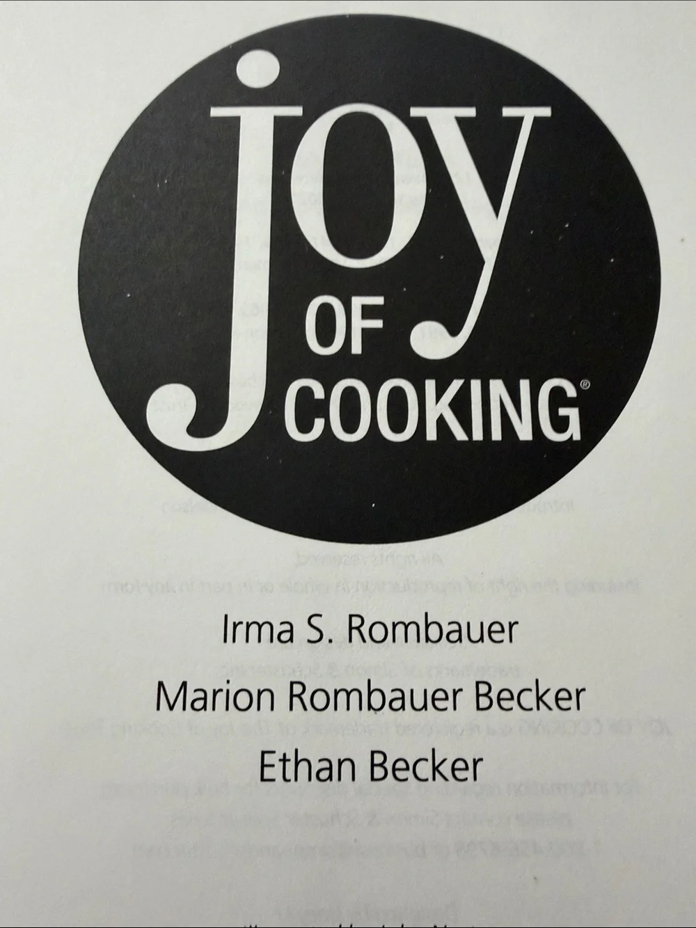 Joy of cooking 75th anniversary
