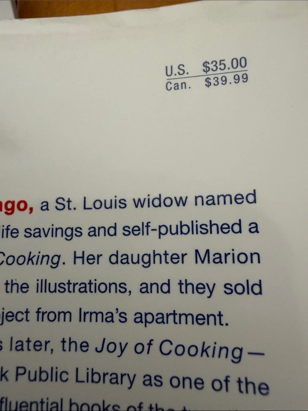 Joy of cooking 75th anniversary