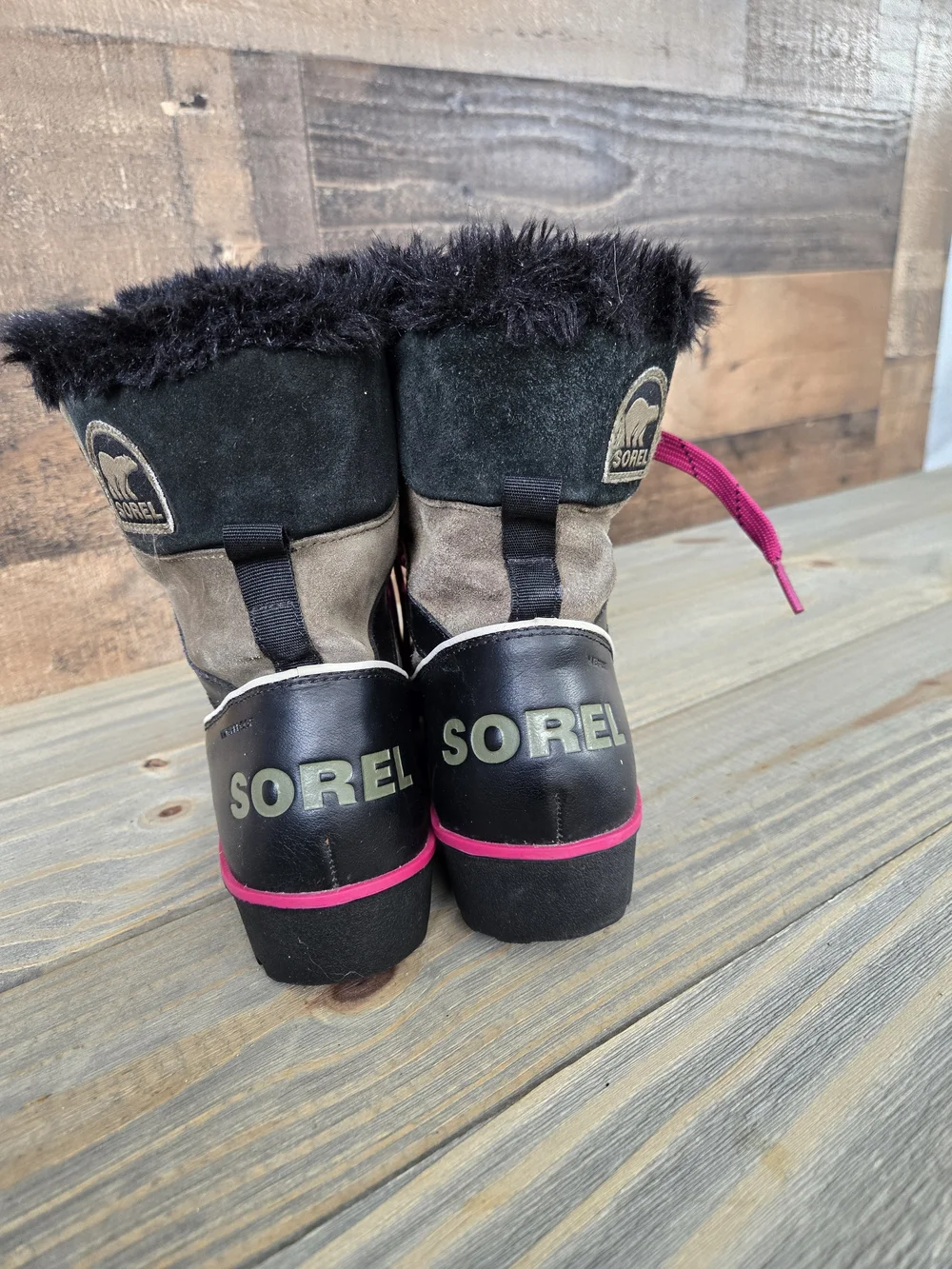 Sorel traction rubber slippery