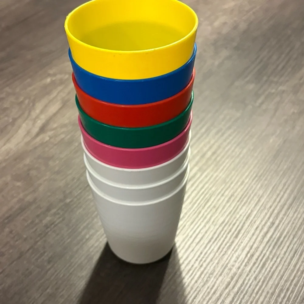 IKEA Kalas Cups Children’s Tumblers Plastic #20383 Dishwasher Safe Set Of 8