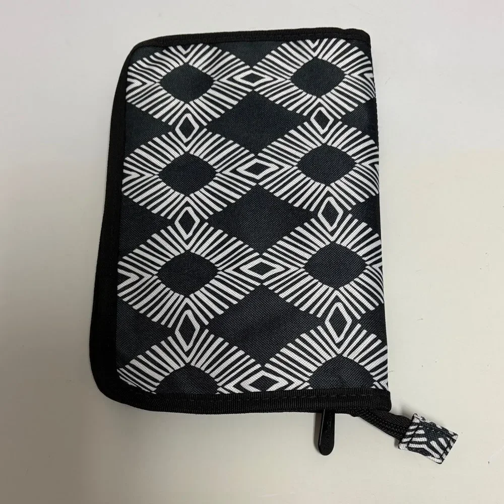 NWT Thirty-One Black and White Makeup Bag