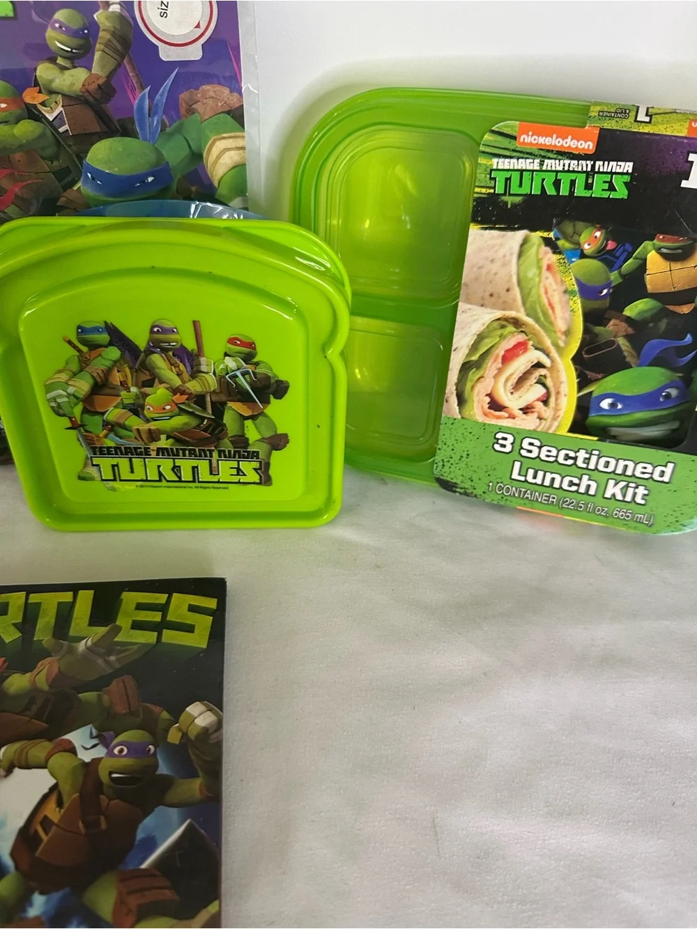 Teenage Mutant Ninja Turtles TMNT Necklaces, Stationery, Lunch & Activity Set