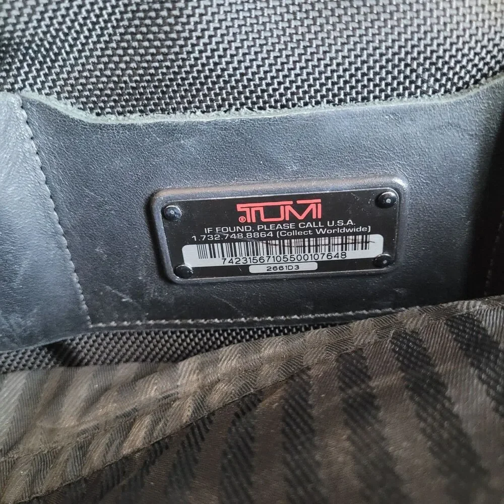Tumi ballistic black