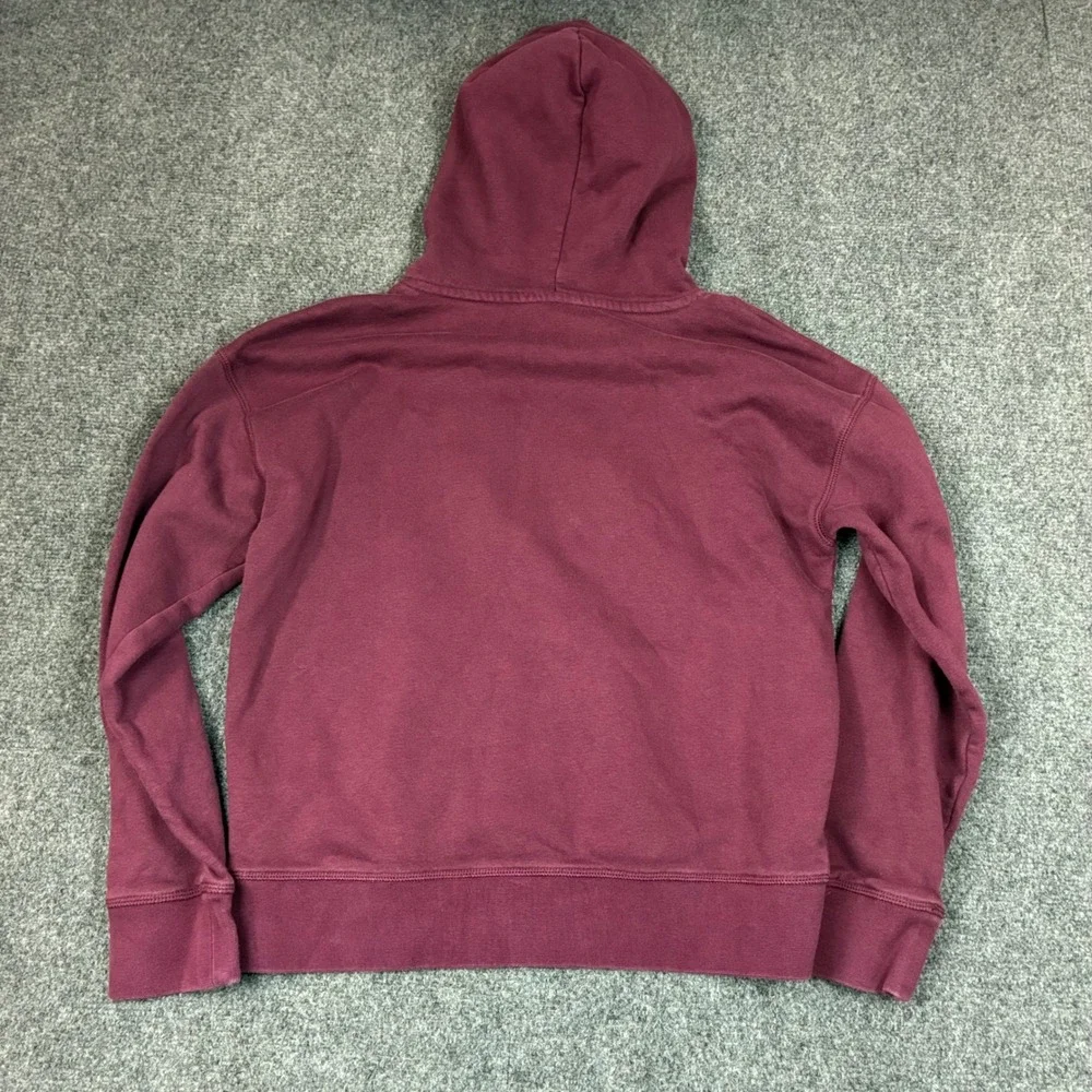 Gap Kids Burgundy Maroon Arch Logo Fleece Pullover Hoodie XXL 14-16 Husky