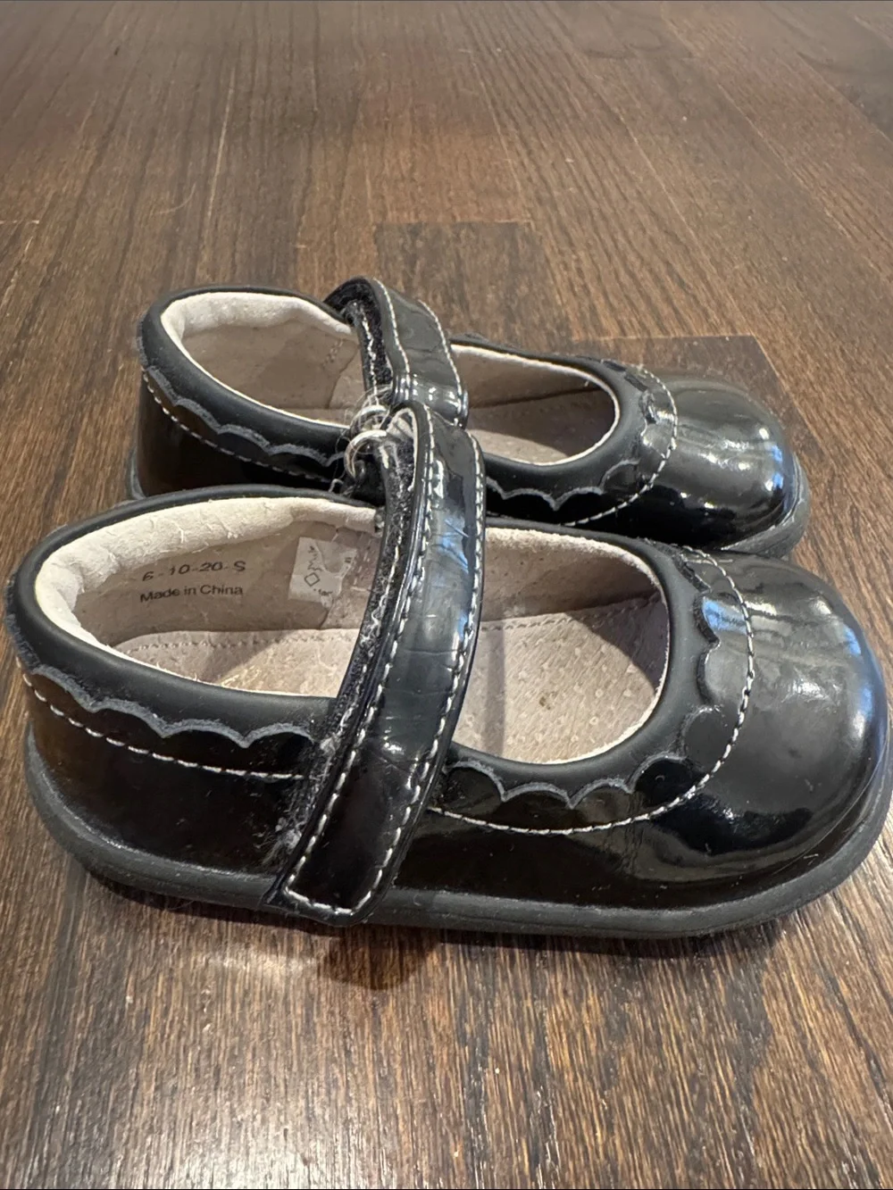 See Kai Run Jane II Black Patent Mary Jane Shoes Toddler Girl Size 6