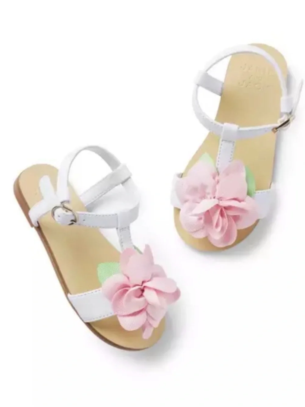Janie & Jack girls Flower Sandals 5c