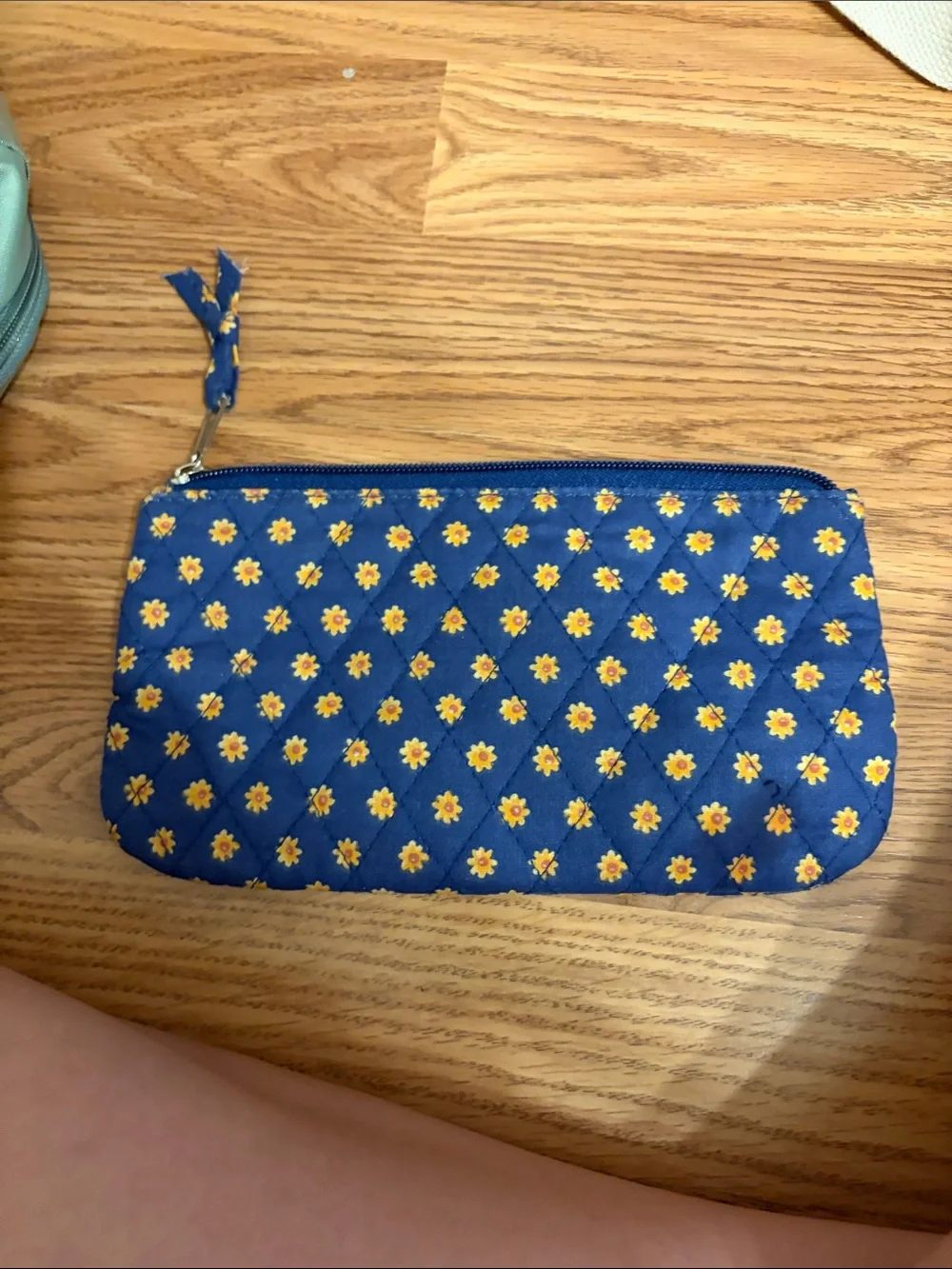 N/A blue quilted