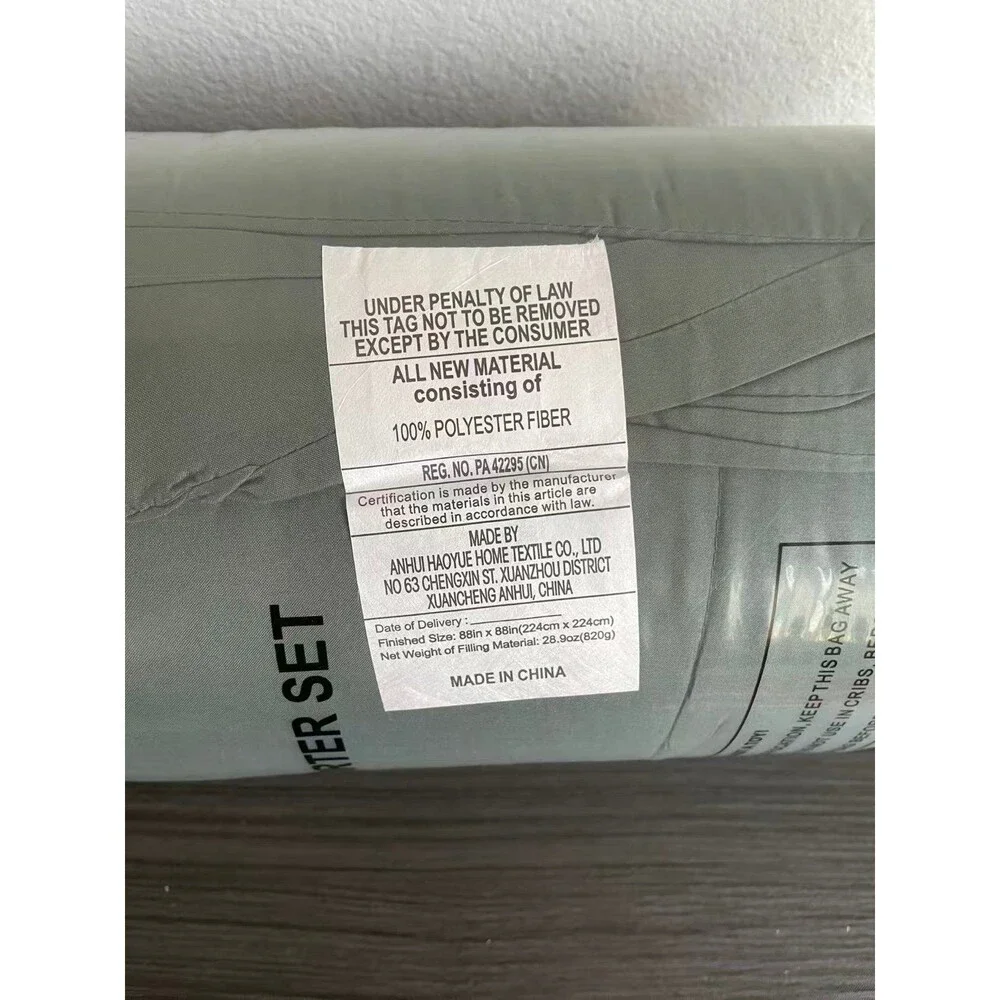 Comforter Queen Bedding(dark green), Queen ( 88 x 88 ) Inche
