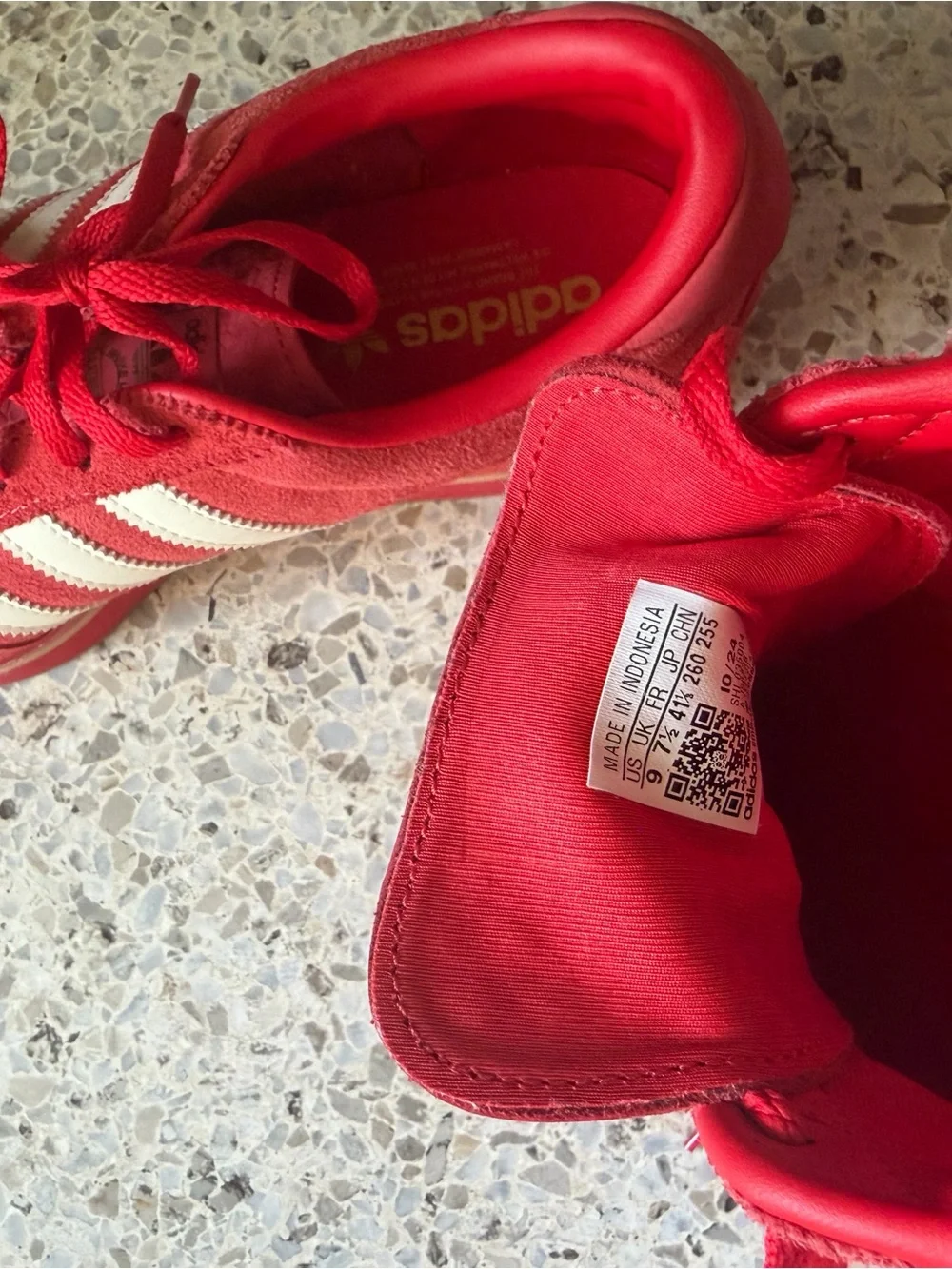 adidas bold red