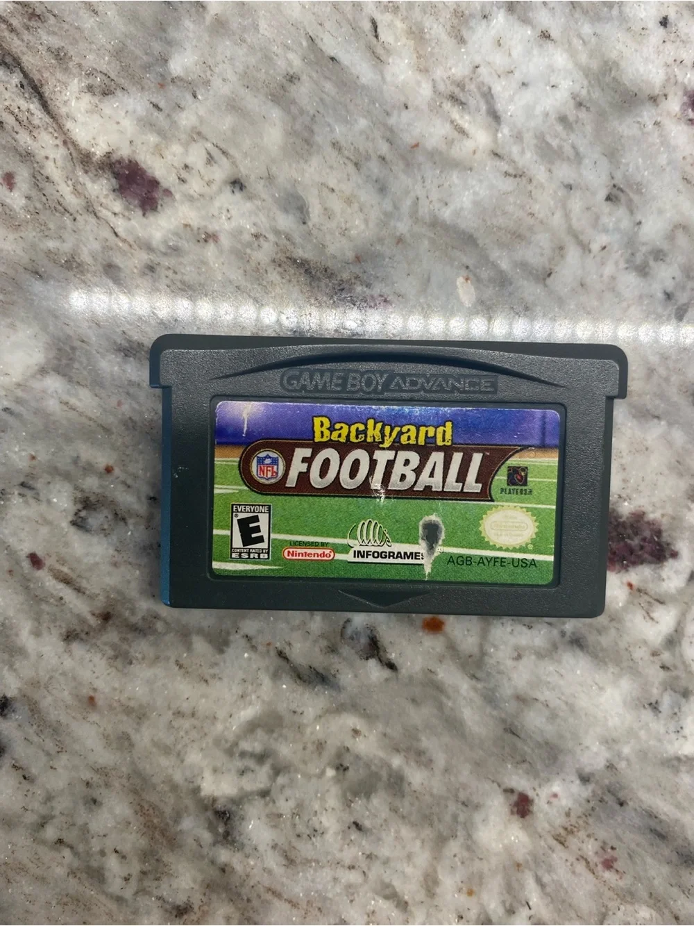 Nintendo Backyard Football Game Boy Advance Cartridge - Tested