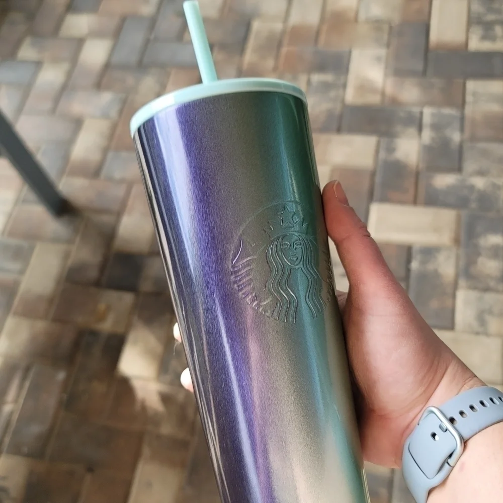 STARBUCKS VENTI OMBR'E STAINLESS STEEL TUMBLER - 24 OZ.