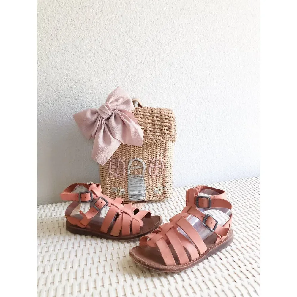 Summery Strolls Zara Honey Caged Gladiator Ankle Strap Sandals 29/12