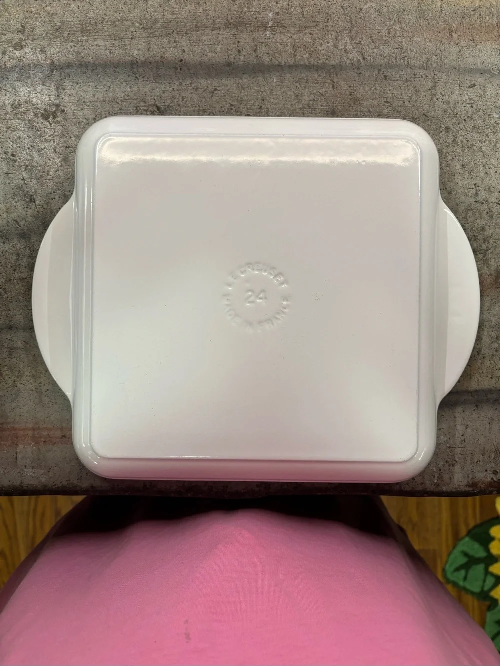 Le Creuset square cast