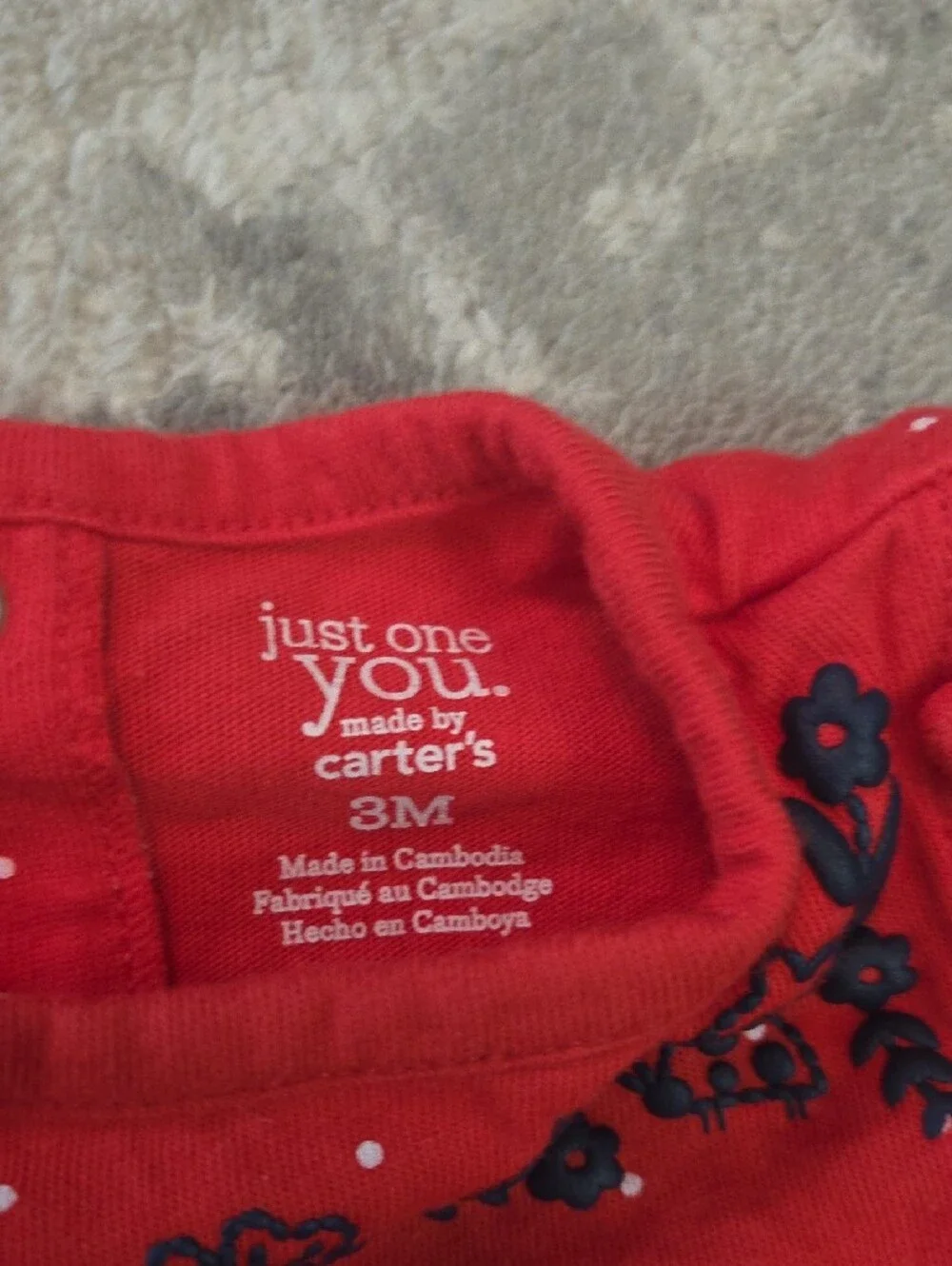 Carters red set