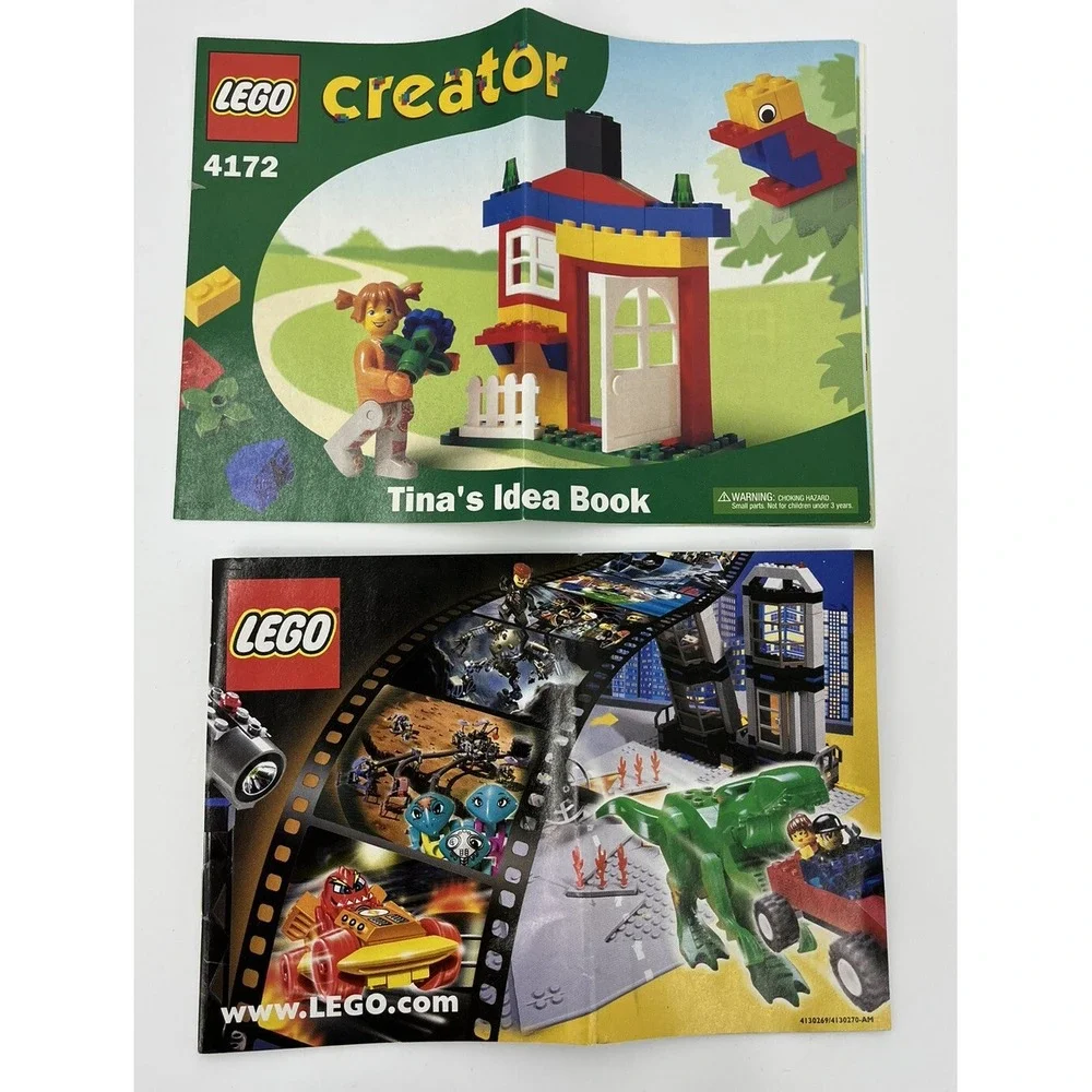 2001 LEGO Creator Tina's House 4172 Retired 43 Pieces New Open Box