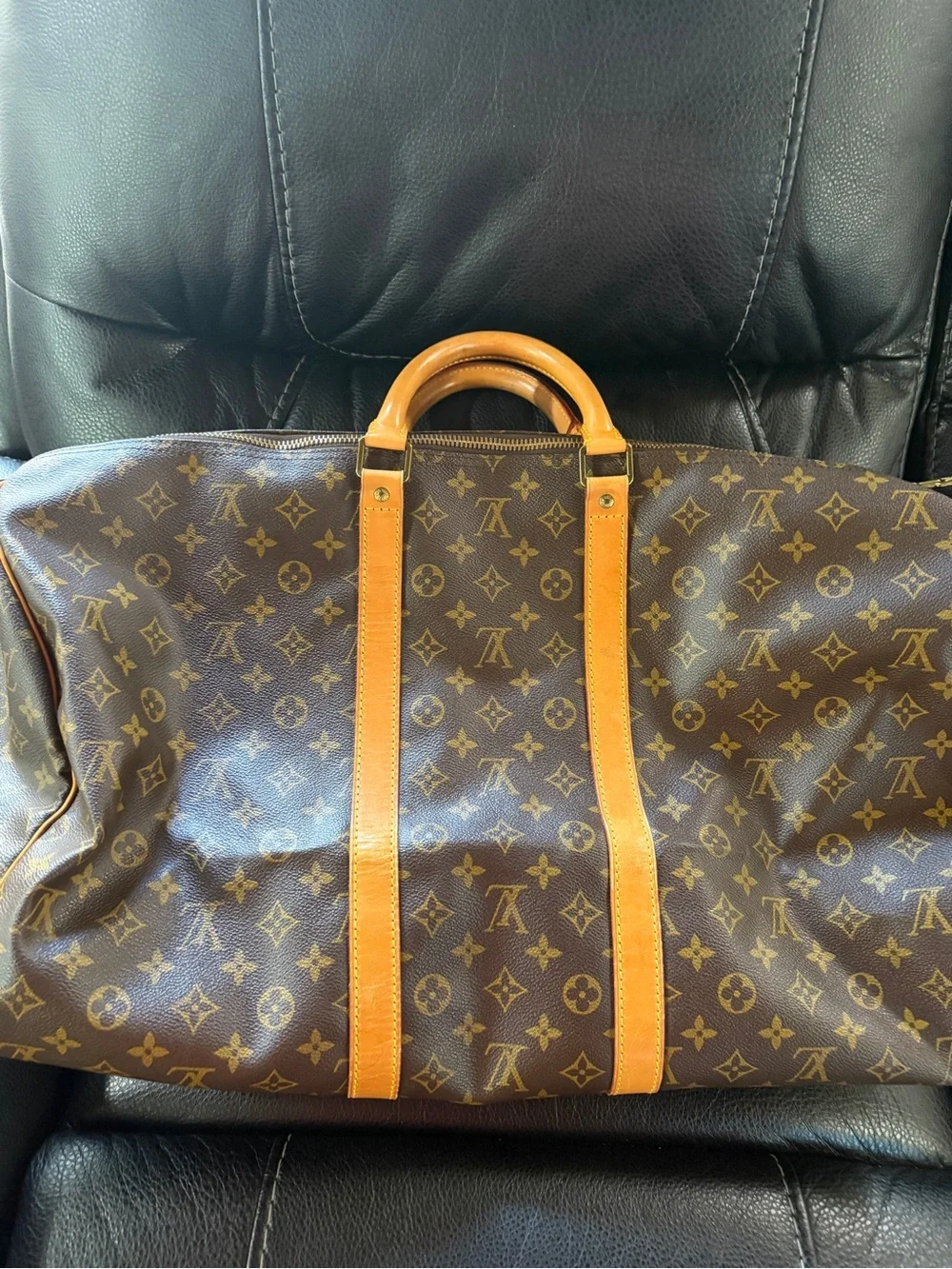 Louis Vuitton leather straps