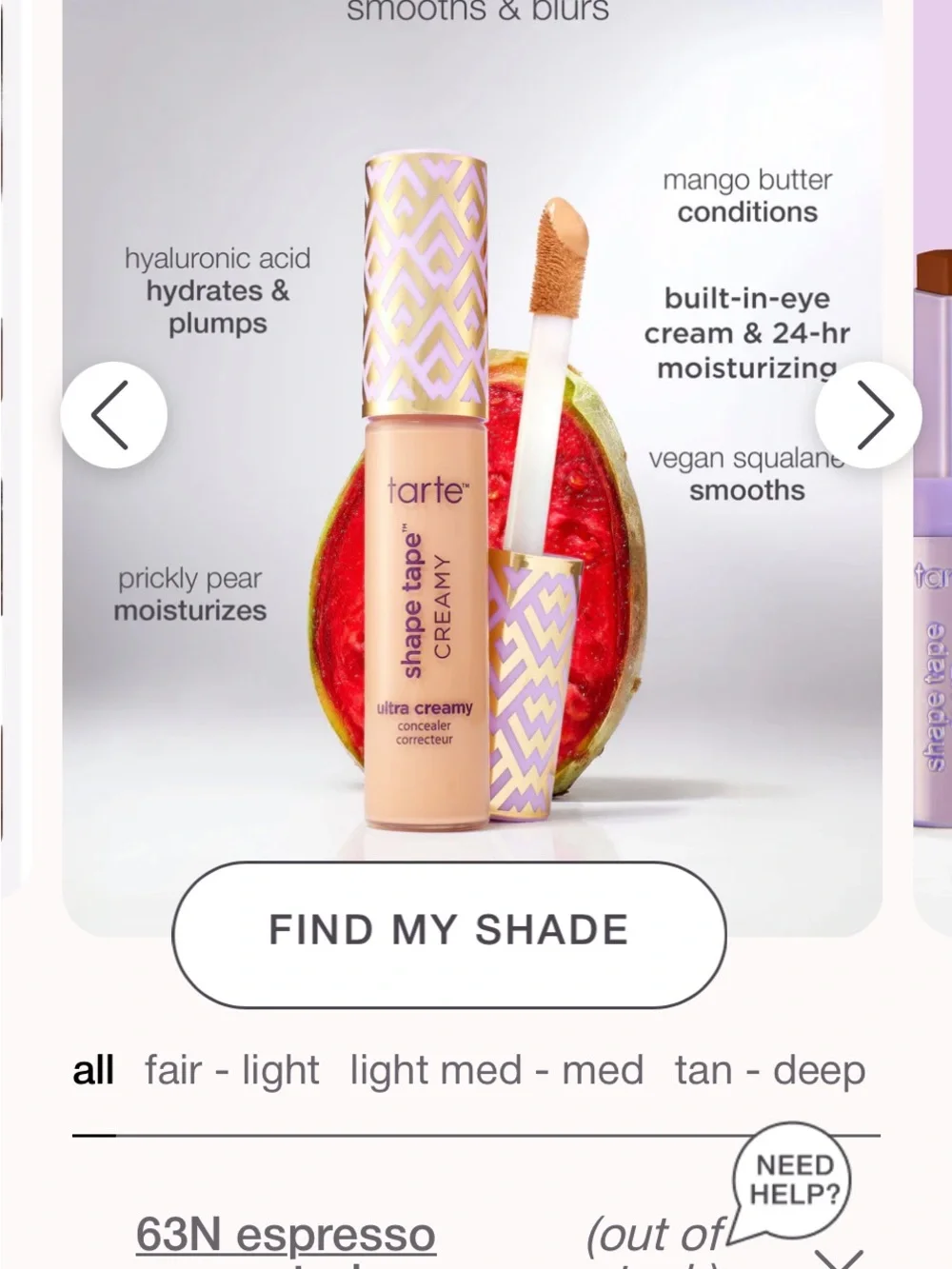 tarte full coverage