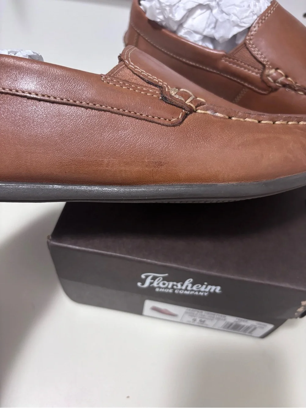 Florsheim saddle tan