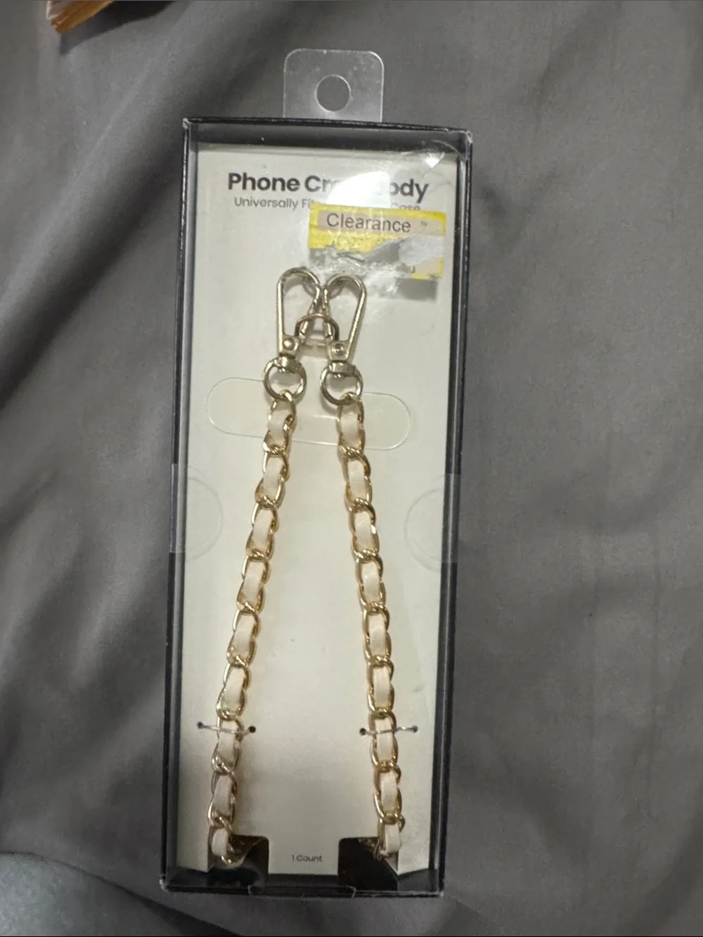 Gold Phone Chain Strap - Universal Phone Accessory