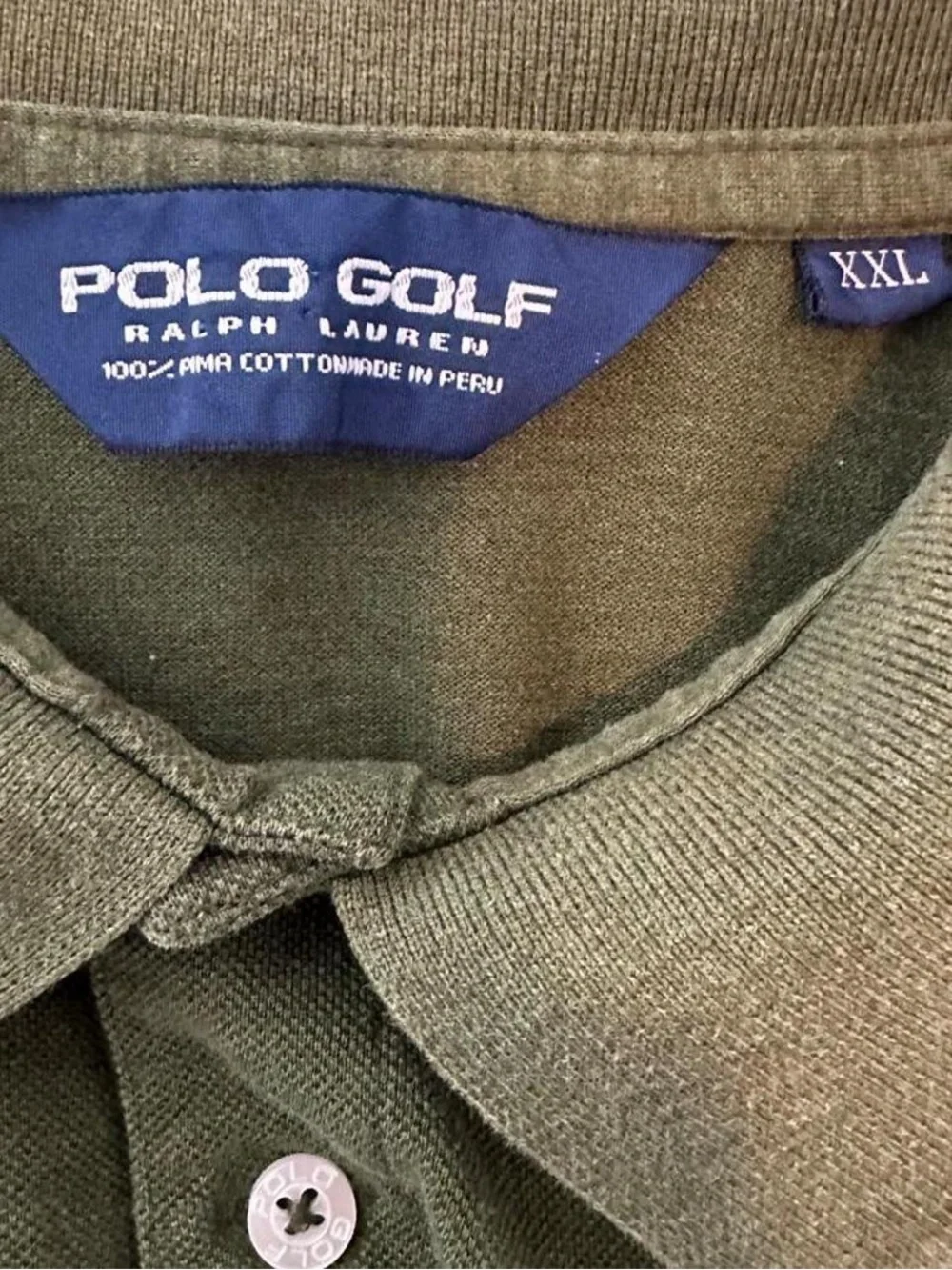 Classic Olive Long Sleeve Polo Ralph Lauren rugby