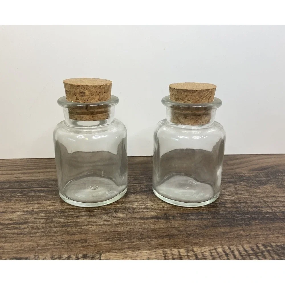 Lot Of 2 Vintage Clear 3