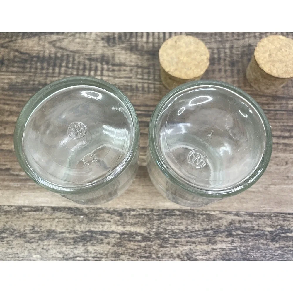 Lot Of 2 Vintage Clear 3