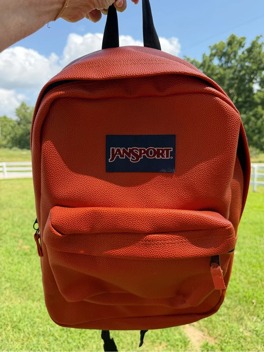 Jansport Backpack in Basketball Orange