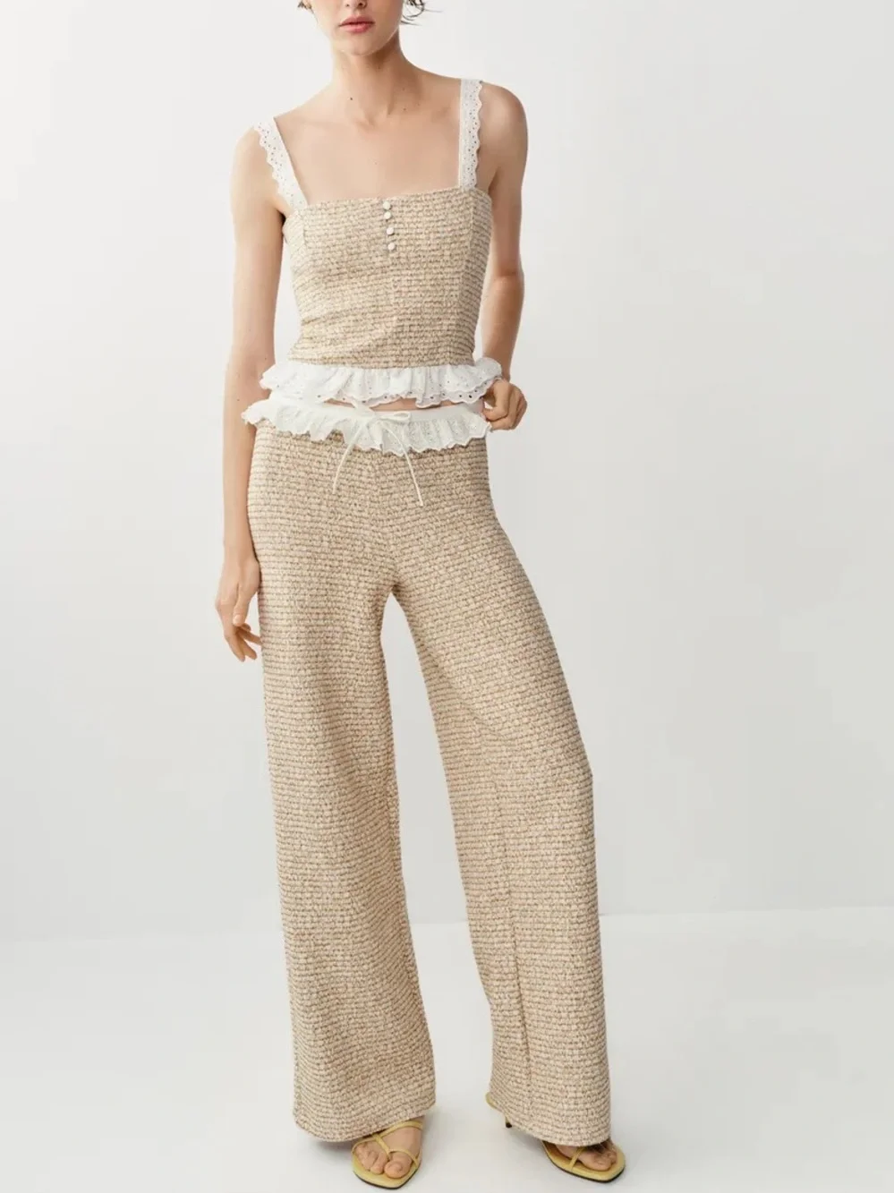 Zara top pants