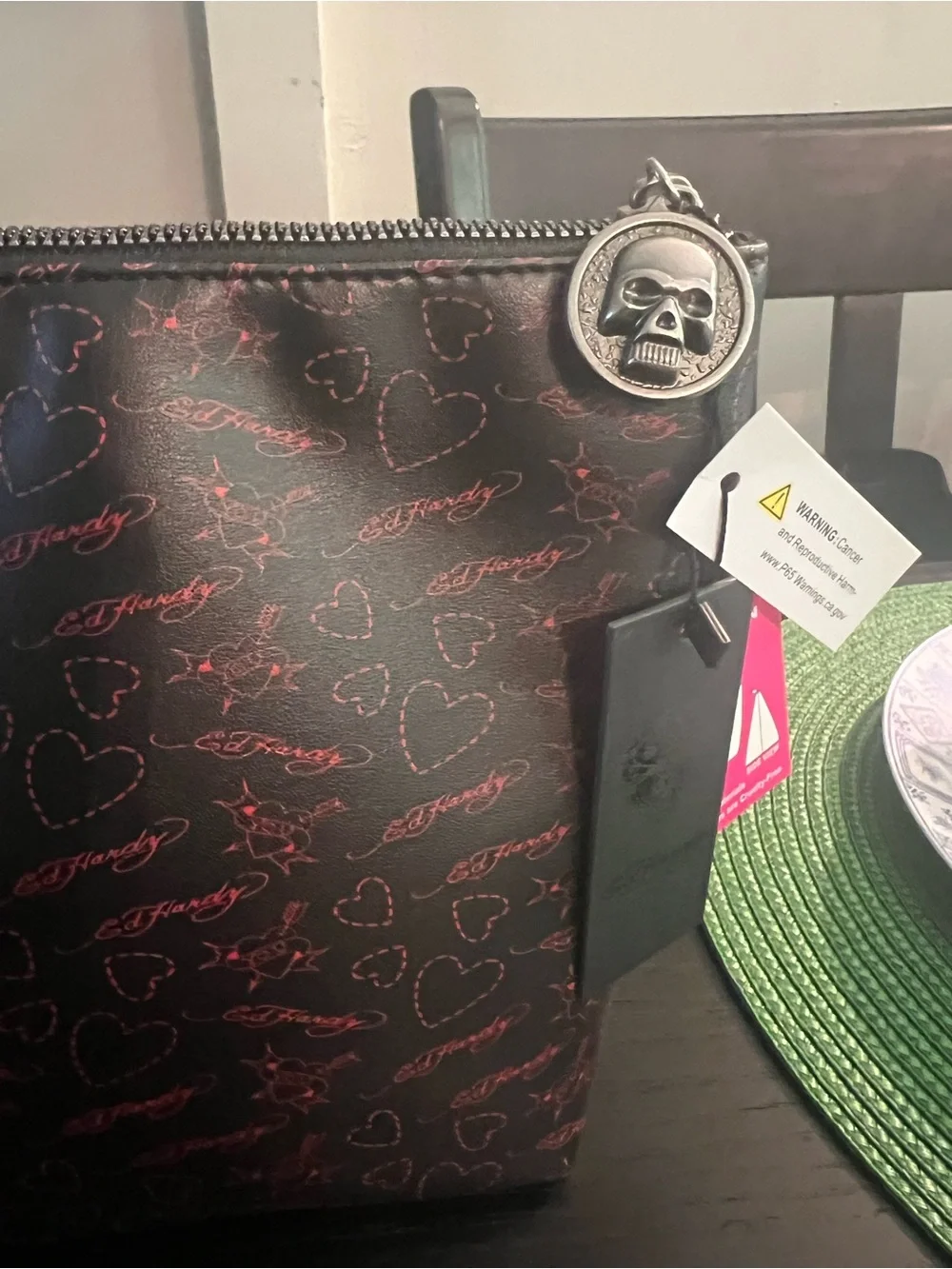 Ed Hardy Cosmetic Pouch (NWT)