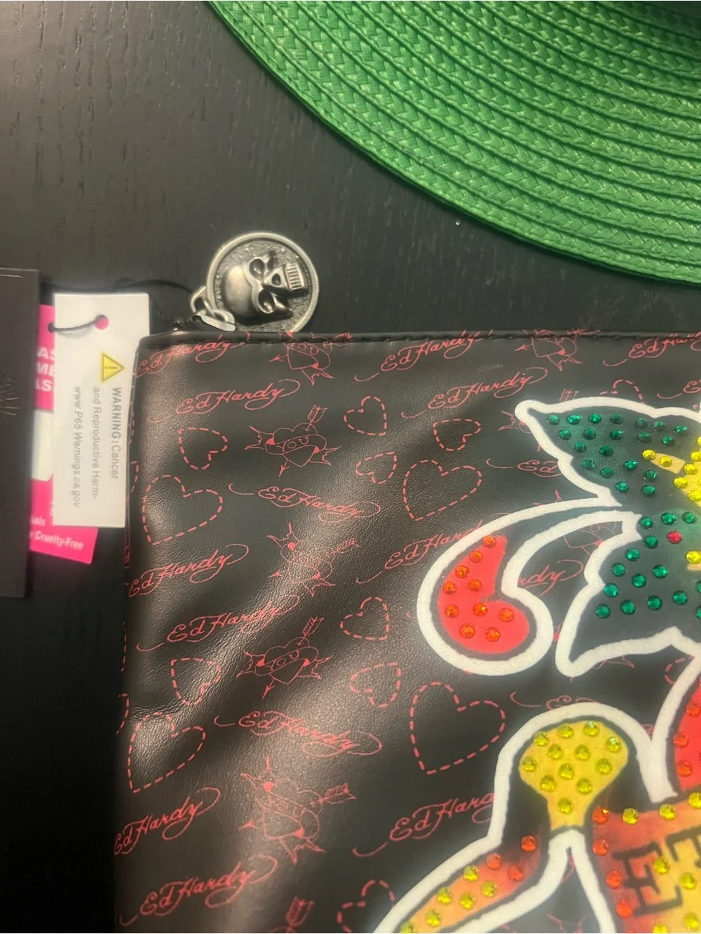 Ed Hardy Cosmetic Pouch (NWT)