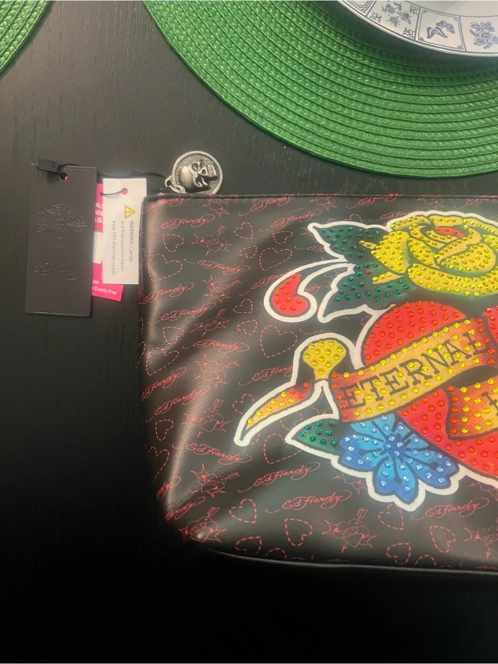 Ed Hardy Cosmetic Pouch (NWT)