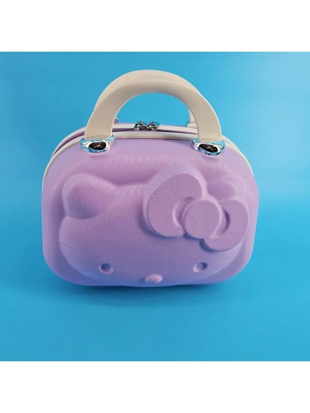 Hello Kitty Lavender Hard Shell Zip Case – Excellent Condition