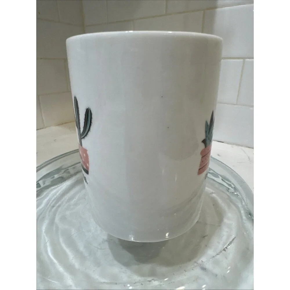 10 Strawberry Street Can’t Touch This Fun Cactus Ceramic Coffee, Tea Mug